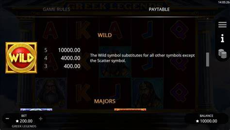 Greek Legends - Booming Games