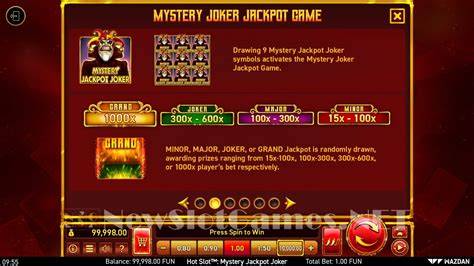 Hot Slot Mystery Jackpot Joker - Wazdan
